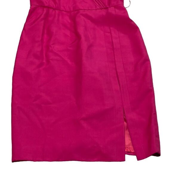 GILLIAN Vintage (1994) 💯% Silk Sleeveless Pink Dress Size 6 NWT - Picture 5 of 14